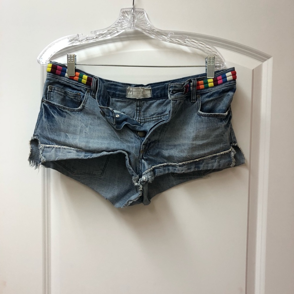 Denim shorts